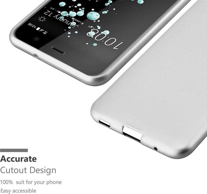 Actual product image Cadorabo TPU Matt Metallic Cover (HTC U Play)