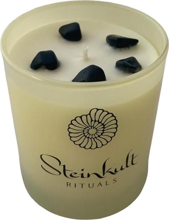 Image du produit Steinkult Bougie parfumée BLACK TURMALINE POWER & MORROCAN CEDAR