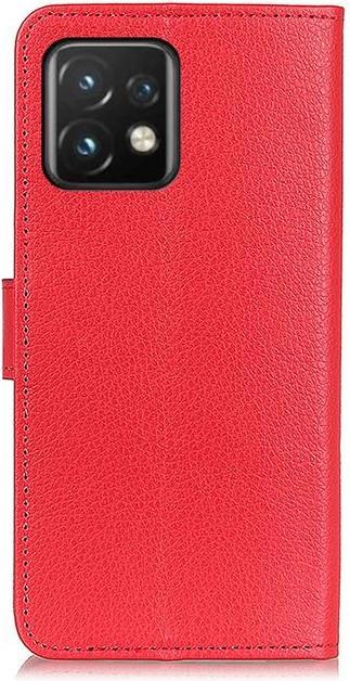 Actual product image MU Classic Litchi Leather Bookcover Series (Motorola Edge 40 Pro)