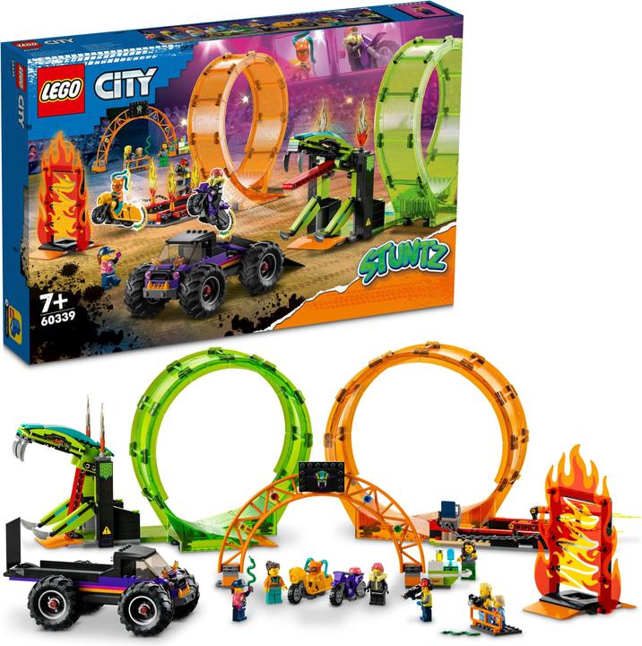 Produktbild LEGO Stuntshow-Doppellooping (60339, LEGO City)