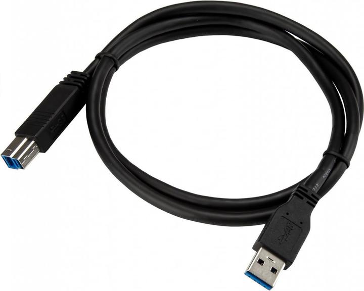 Produktbild StarTech 1m zertifiziertes USB 3.0 SuperSpeed Kabel A auf B - Schwarz - USB 3 Anschlusskabel - Stecker/Ste... (1 m, USB 3.2 Gen 1)