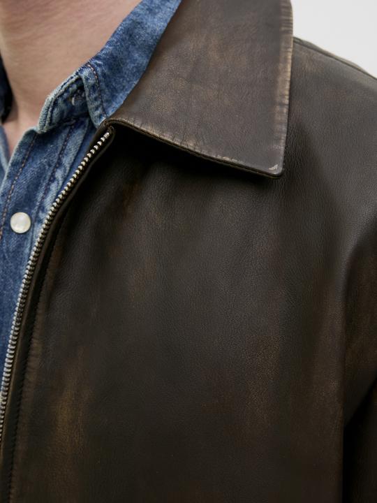 Produktbild Jack & Jones Lederjacke Lederjacke (L)