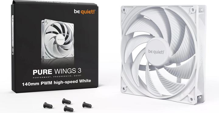 Image du produit be quiet! Pure Wings 3 PWM HS wh 140x140x25 (140 mm, 1 x)