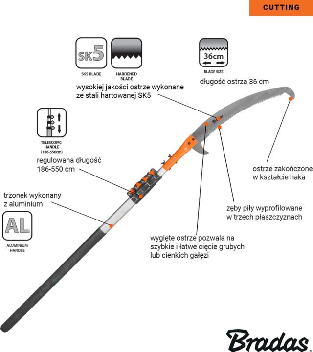 Produktbild Bradas Säge mit Haken V-SERIE