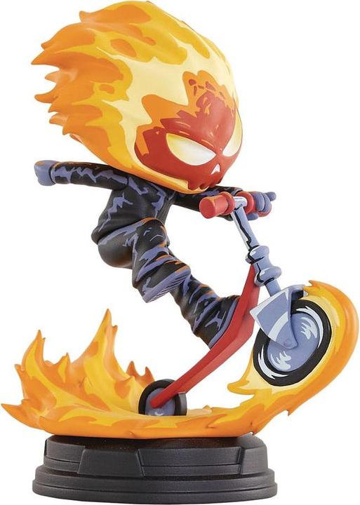 Actual product image Diamond Select Toys Marvel Animated Statue Ghost Rider 11 cm