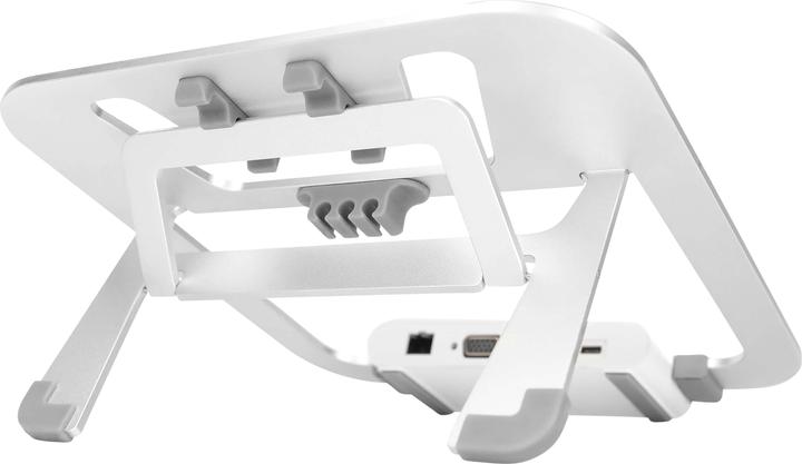 Immagine prodotto Digitus Supporto variabile per notebook con docking station USB-C™ integrata, 8 porte (USB-C, 8 Porti)