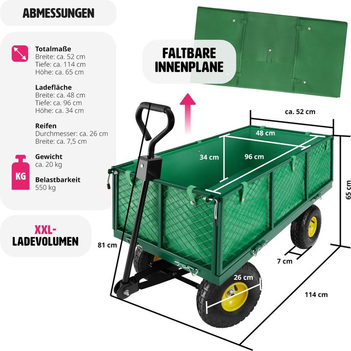 Immagine prodotto tectake Carrello a mano