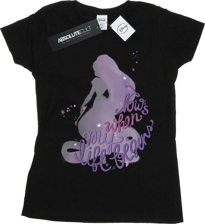 Actual product image Disney Womens/Ladies Tangled Now's When My Life Begins Cotton T-Shirt (L)
