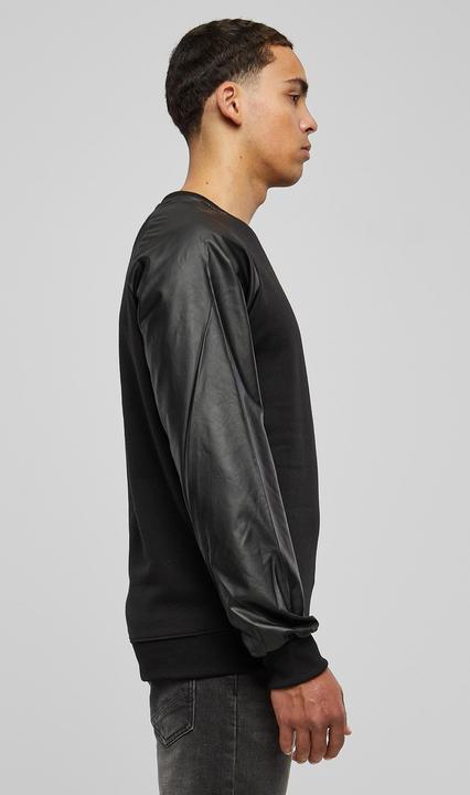 Actual product image Urban Classics Raglan Leather Imitation Crew (S)
