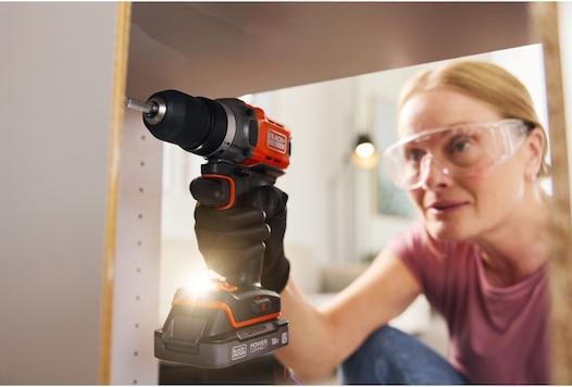 Actual product image Black & Decker Black&Decker cordless drill driver 18V 2x2Ah,2G,Kof BCD382D2XK (Rechargeable battery operated)