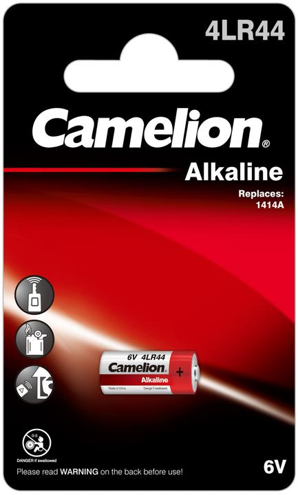Actual product image Camelion 4LR44 special battery 476 A A (1 pcs., LR44, 150 mAh)