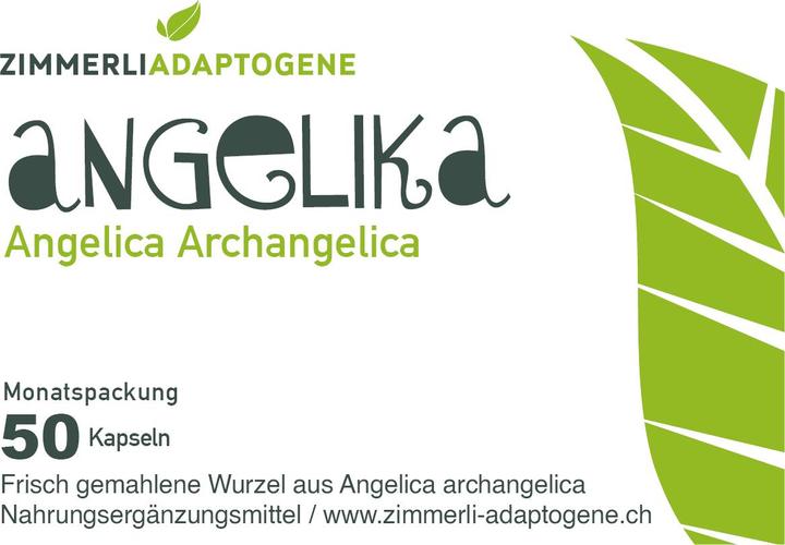 Actual product image Zimmerli Adaptogene Angelica Capsules 50 Capsules (1 Piece, Capsules, 25 g)