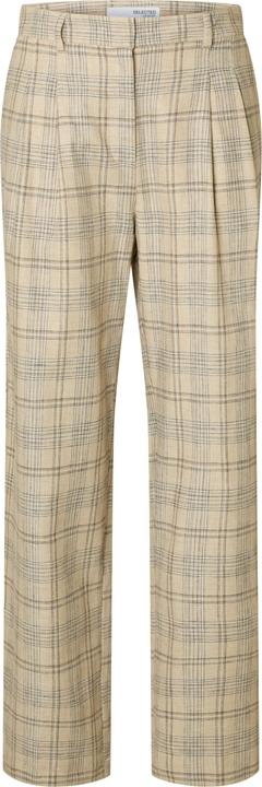 Image du produit Selected Femme Leinenmix Karo Hose mit weitem Bein (36)