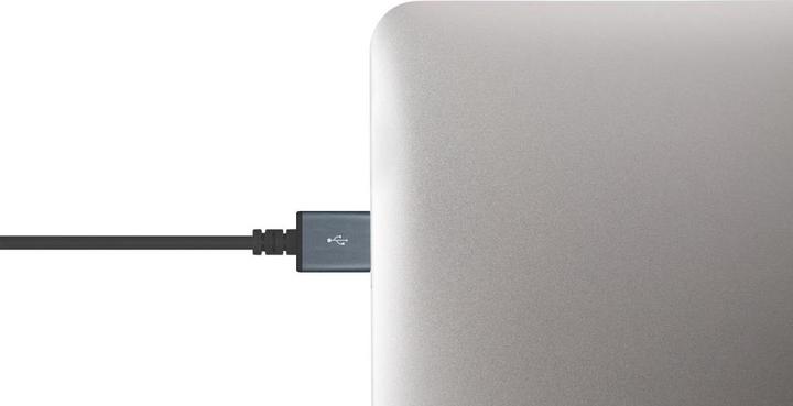 Image du produit Moshi Câble Lightning vers USB avec connecteur de 90 degrés - Noir (1.50 m, USB 2.0)