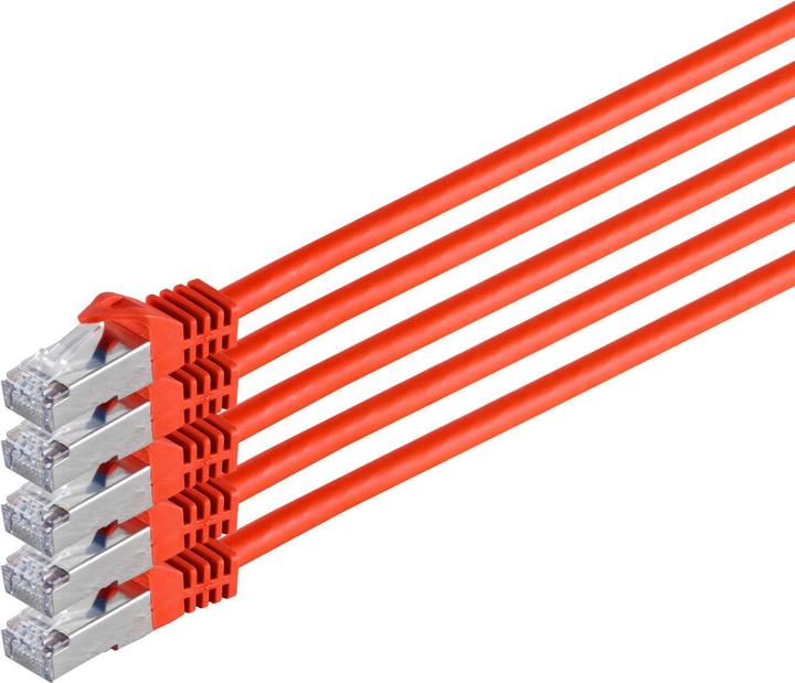 Image du produit S-Conn RJ45-RJ45 m-m (S/FTP, CAT7, 1 m)