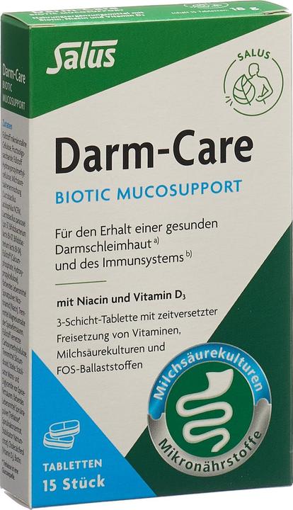 Produktbild Salus Darm-Care Biotic Mucosupport Tabl (15 Stück, Tabletten, 33 g)