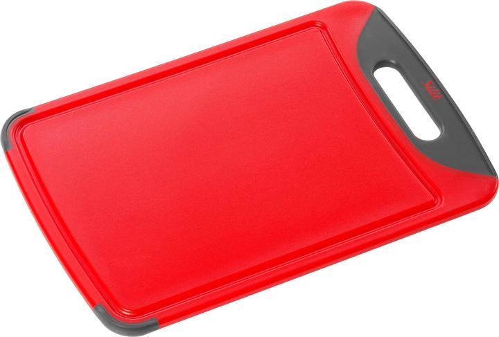 Produktbild Silit Schneidebrett TRanchierbrett rot 38x25cm rechteckig aus hochwertigem Kunsstoff