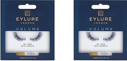 Actual product image Eylure VOLUME pestaña 3/4 #005 (Artificial eyelashes)