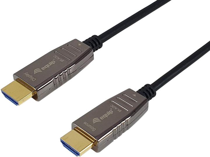 Image du produit equip Câble Displayport -> HDMI mâle/mâle 20m 8K/60Hz noir (20 m, HDMI)