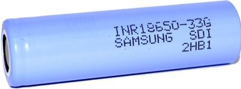 Produktbild Samsung INR18650-33G 18650 Zelle Li-Ion Akku ungeschützt flattop (1 Stk., 3300 mAh, Akku)