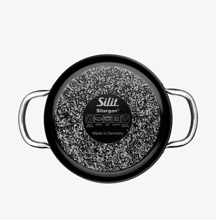 Produktbild Silit Fleischtopf PASSION schwarz (20 cm, Kochtopf, Keramik, Edelstahl)