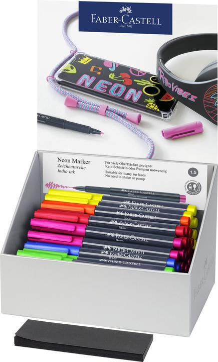 Produktbild Faber-Castell Faber Castell Neon Marker Kartondisplay 60x (BAA985, 60 x)