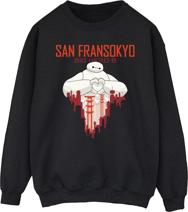 Produktbild Disney Big Hero 6 Baymax San Fransokyo Heart Sweatshirt (XXL)