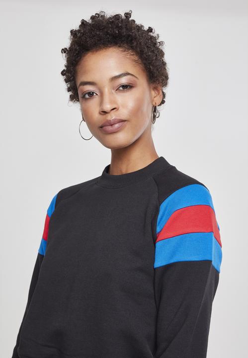 Produktbild Urban Classics Ladies Sleeve Stripe Crew (L)