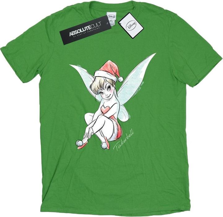 Immagine prodotto Disney Tinkerbell Christmas Fairy Maglietta Ampia Donna (XL)
