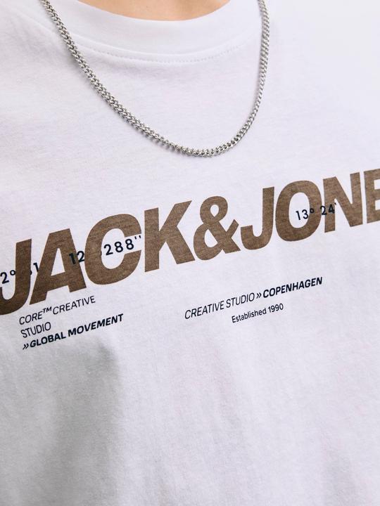 Actual product image Jack & Jones Gedruckt Rundhalsausschnitt T-shirt T-shirt (XS)