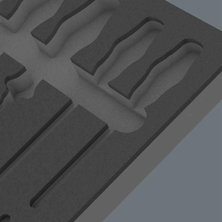 Image du produit Wera 9810 Insert en mousse pour jeu de tournevis 1