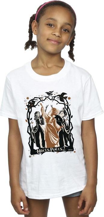 Actual product image Disney Girls Hocus Pocus Birds Cotton T-Shirt (104)
