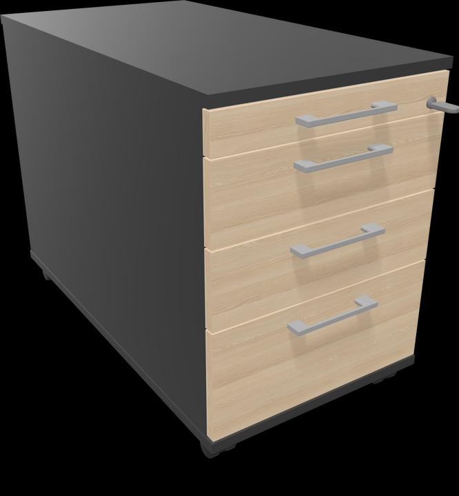 Décor de frêne beige sable avec structure, Gris argenté, Noir, Gris foncé