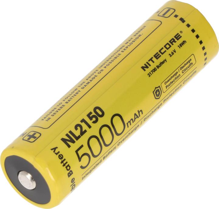 Produktbild Nitecore Li-Ion Akku Typ 21700 - 5000mAh - NL2150