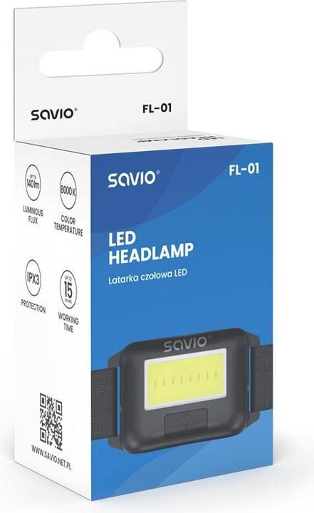 Actual product image Savio FL-01 (140 lm)