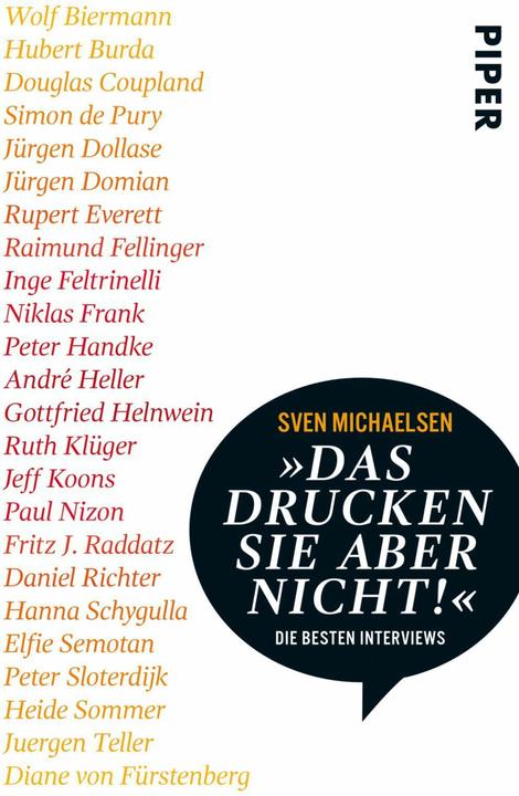 Immagine prodotto »Das drucken Sie aber nicht!« (Tedesco, Sven Michaelsen, 2019)
