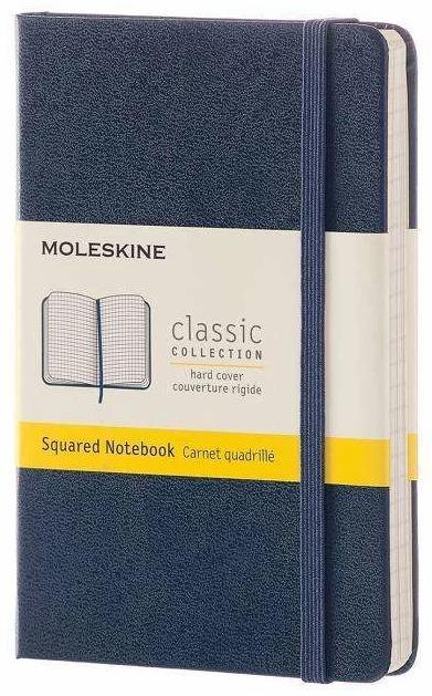 Image du produit Moleskine Carnet classique de poche (A6, Quadrillé, Couverture rigide)