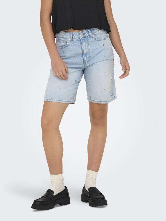 Image du produit Only ONLHOPE Hohe Taille Locker geschnitten Jeans-Shorts Jeans-Shorts (S)
