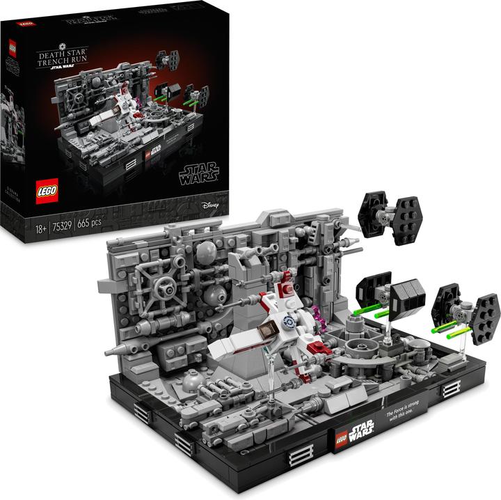 Image du produit LEGO Diorama Death Star Trench Run (75329, LEGO Star Wars)