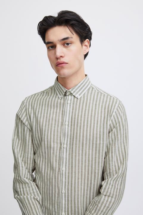 Image du produit Casual Friday CFAnton LS BD striped linen mix shirt 20504974 (XL)