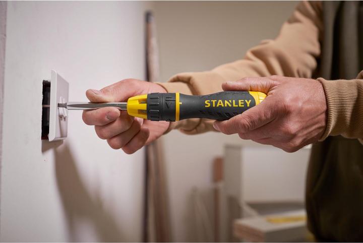 Immagine prodotto Stanley Cacciavite a cricchetto multibit (Fessura croce Phillipps (PH), Torx (TX), Cacciavite a croce PZ, Viti con testa a intaglio)