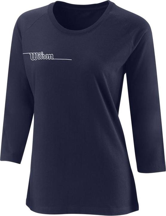 Immagine prodotto Wilson Maglietta Team II 3/4 Tech Donna Blu Scuro (XS)
