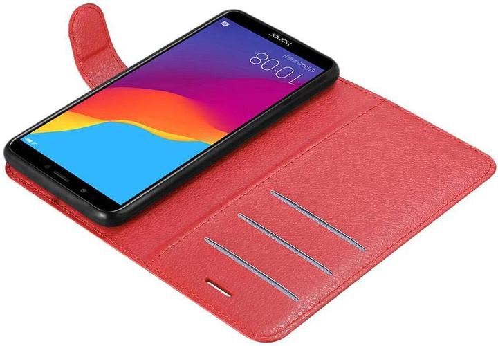Actual product image Cadorabo Book with stand function cover (Honor 7c)