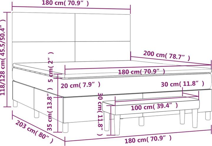 Actual product image VidaXL Archer (180 x 200 cm)