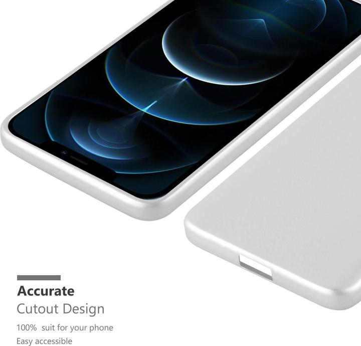 Productafbeelding Cadorabo TPU Matte Metallic hoes (Realme 12 Pro+, Apple iPhone 12)