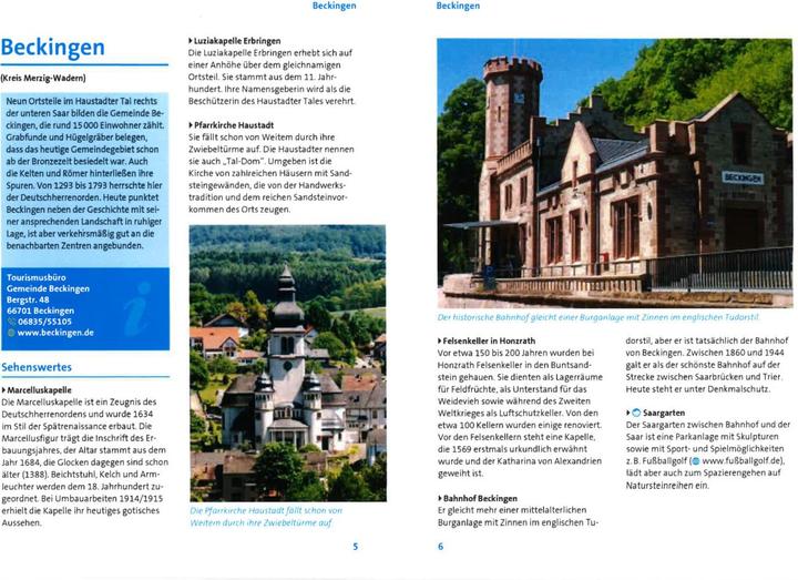 Produktbild Saarland entdecken! 1000 Freizeittipps (Deutsch, Günther Klahm, 2023)