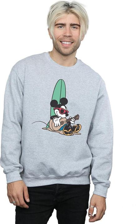 Actual product image Disney Mens Mickey Mouse Surf And Chill Sweatshirt (L)