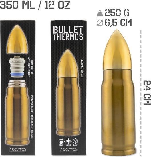 Actual product image Foster Termos Bullet Brass nabój 350 ml (0.35 l)