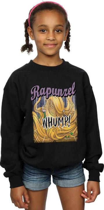 Actual product image Disney Girls Tangled Rapunzel Whump Sweatshirt (140, 146)