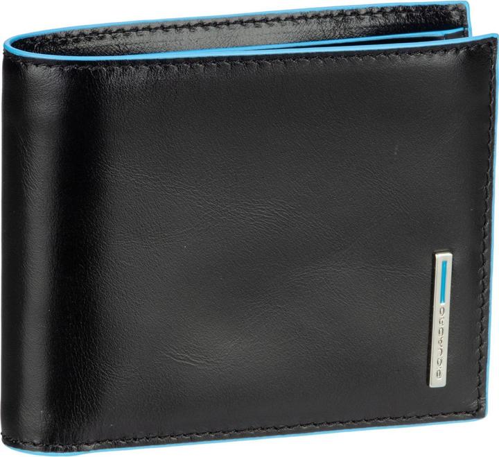Image du produit Piquadro Blue Square - Portefeuille pour homme avec rabat, fenêtre d'identification et pochette à monnaie